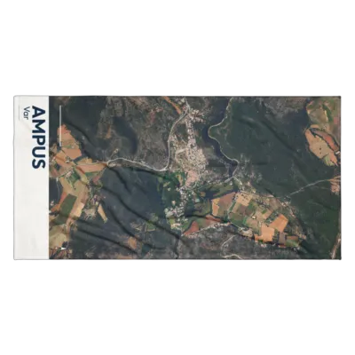 Serviette cartographique — Ampus