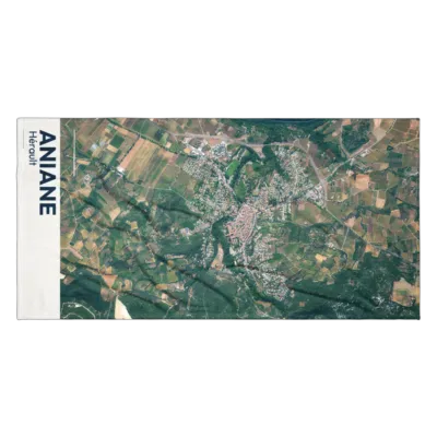 Serviette cartographique — Aniane