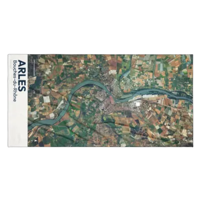 Serviette cartographique — Arles