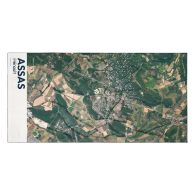 Serviette cartographique — Assas