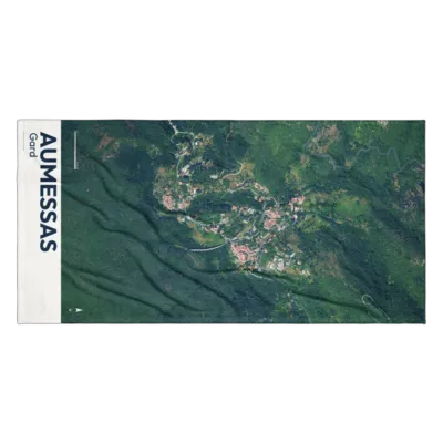 Serviette cartographique — Aumessas