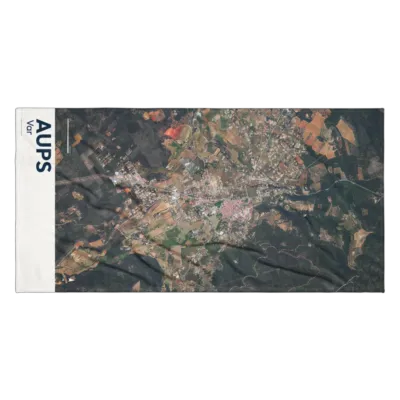 Serviette cartographique — Aups