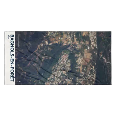 Serviette cartographique — Bagnols-en-Forêt