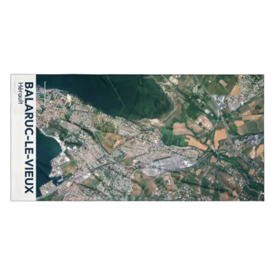 Serviette cartographique — Balaruc-le-Vieux