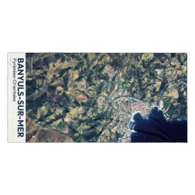 Serviette cartographique — Banyuls-sur-Mer