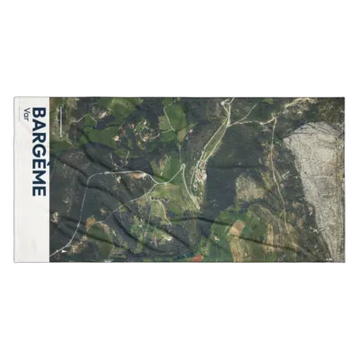 Serviette cartographique — Bargème