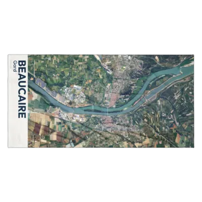 Serviette cartographique — Beaucaire
