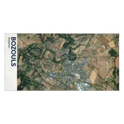 Serviette cartographique — Bozouls