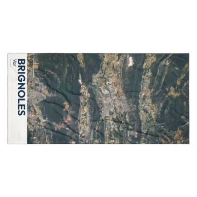 Serviette cartographique — Brignoles