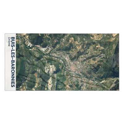 Serviette cartographique — Buis-les-Baronnies