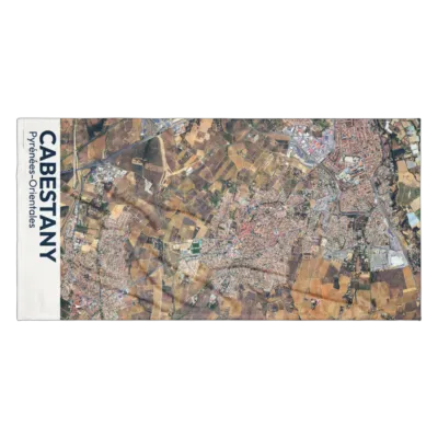 Serviette cartographique — Cabestany