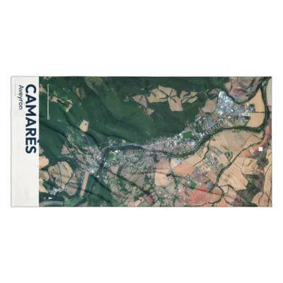 Serviette cartographique — Camarès