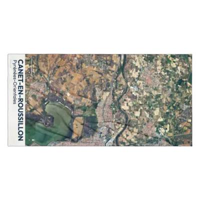 Serviette cartographique — Canet-en-Roussillon