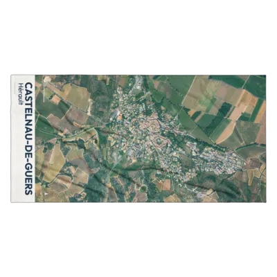 Serviette cartographique — Castelnau-de-Guers