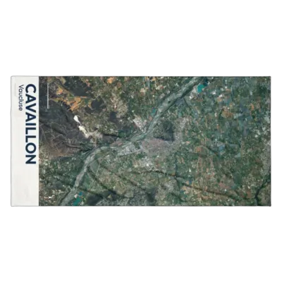 Serviette cartographique — Cavaillon