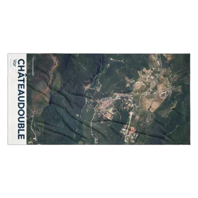 Serviette cartographique — Châteaudouble