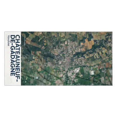 Serviette cartographique — Châteauneuf-de-Gadagne