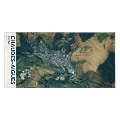 Serviette cartographique — Chaudes-Aigues