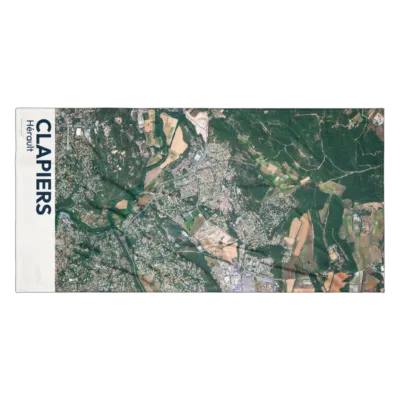 Serviette cartographique — Clapiers