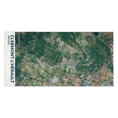 Serviette cartographique — Clermont-l'Hérault