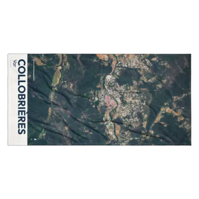 Serviette cartographique — Collobrières
