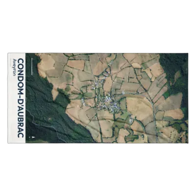 Serviette cartographique — Condom-d'Aubrac