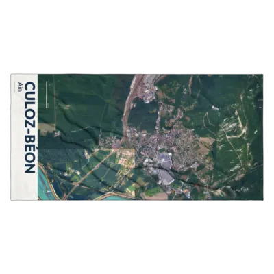 Serviette cartographique — Culoz-Béon