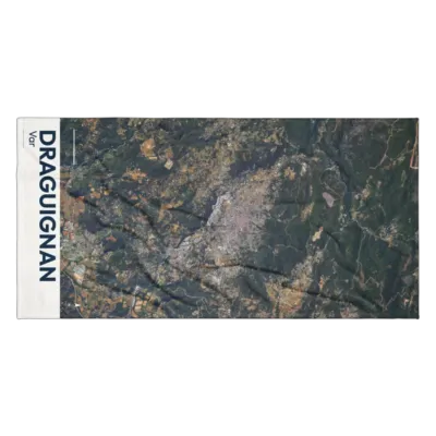 Serviette cartographique — Draguignan