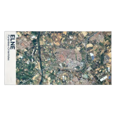 Serviette cartographique — Elne