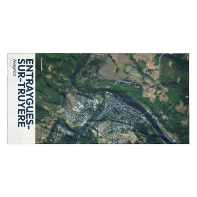 Serviette cartographique — Entraygues-sur-Truyère