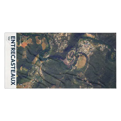 Serviette cartographique — Entrecasteaux