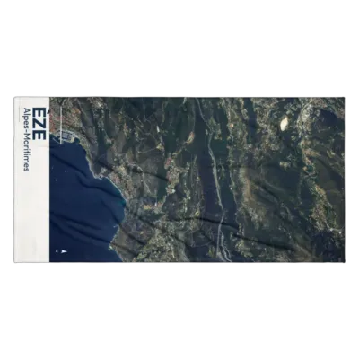 Serviette cartographique — Èze