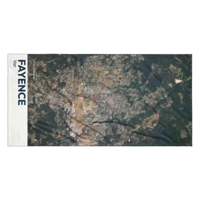 Serviette cartographique — Fayence