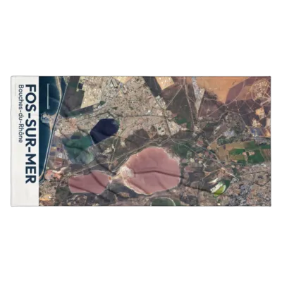 Serviette cartographique — Fos-sur-Mer