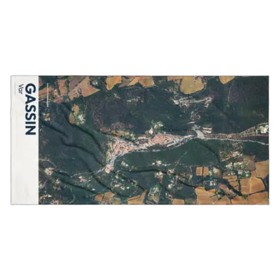 Serviette cartographique — Gassin