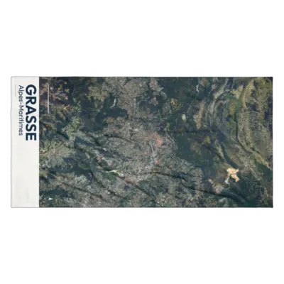 Serviette cartographique — Grasse