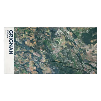 Serviette cartographique — Grignan