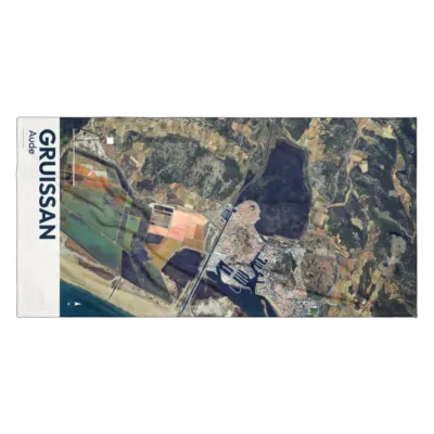 Serviette cartographique — Gruissan