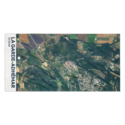 Serviette cartographique — La Garde-Adhémar