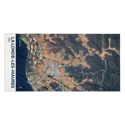 Serviette cartographique — La Londe-les-Maures