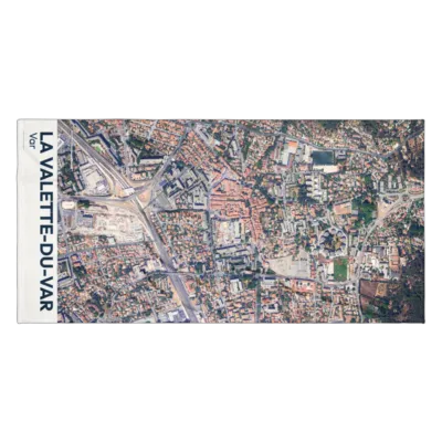 Serviette cartographique — La Valette-du-Var