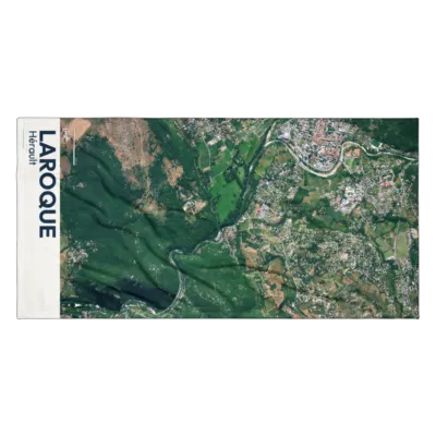 Serviette cartographique — Laroque