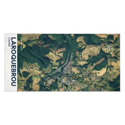 Serviette cartographique — Laroquebrou