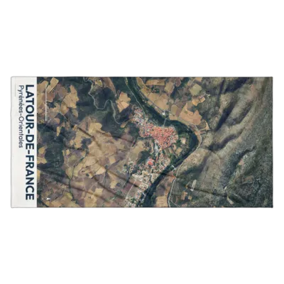 Serviette cartographique — Latour-de-France