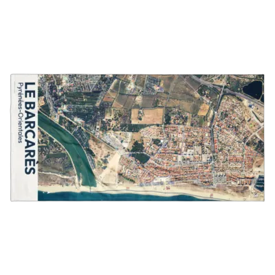 Serviette cartographique — Le Barcarès