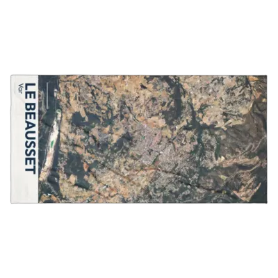 Serviette cartographique — Le Beausset