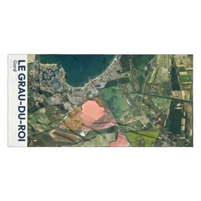 Serviette cartographique — Le Grau-du-Roi