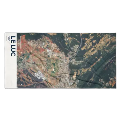 Serviette cartographique — Le Luc