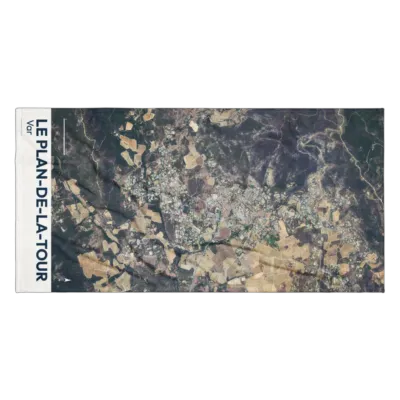 Serviette cartographique — Le Plan-de-la-Tour