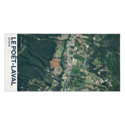 Serviette cartographique — Le Poët-Laval